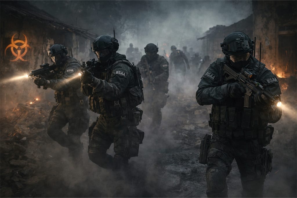 Resident Evil timeline BSAA intervencija RE5 Uroboros borba protiv mutacija u svetu posle Umbrella korporacije