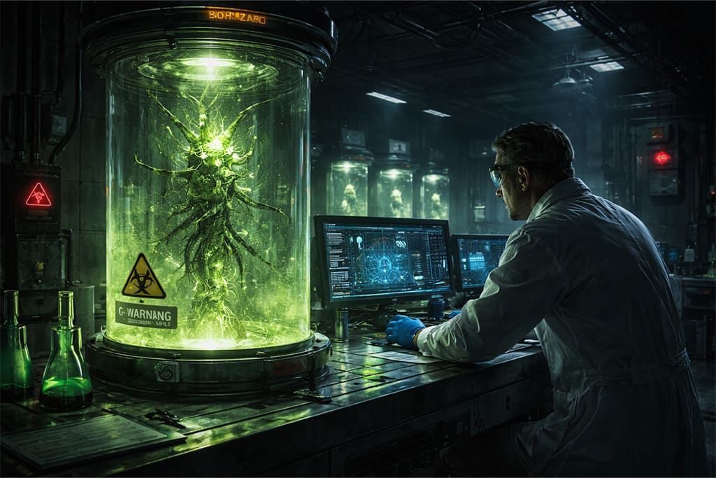 NEST laboratorija istraživanje G-virusa u Resident Evil timeline priči u podzemnom Umbrella kompleksu