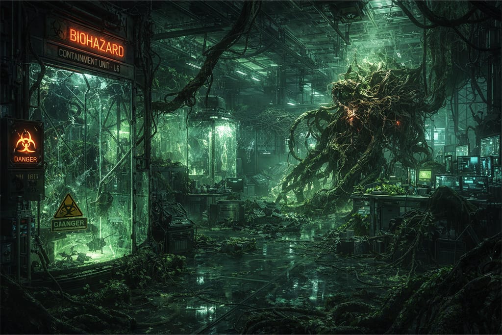 NEST laboratorija istraživanje G-virusa u Resident Evil timeline priči u podzemnom Umbrella kompleksu