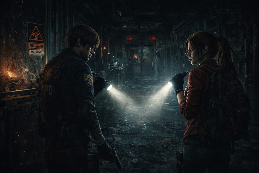 NEST laboratorija podzemni ulaz u Umbrella istraživački kompleks u Resident Evil timeline priči