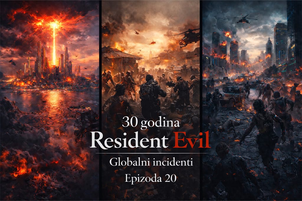 Resident Evil timeline Globalni incidenti - tri velike biohazard katastrofe u Terragrigii, Kijuju i Lanshiangu koje prikazuju globalne epidemije iz Resident Evil timeline Globalni incidenti perioda