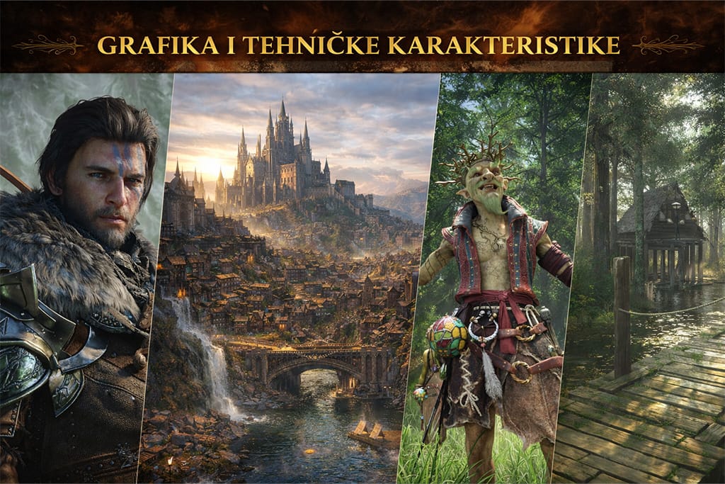 Crimson Desert grafika i tehničke karakteristike prikaz realističnog osvetljenja, detaljnih tekstura i naprednog renderovanja u igri Crimson Desert